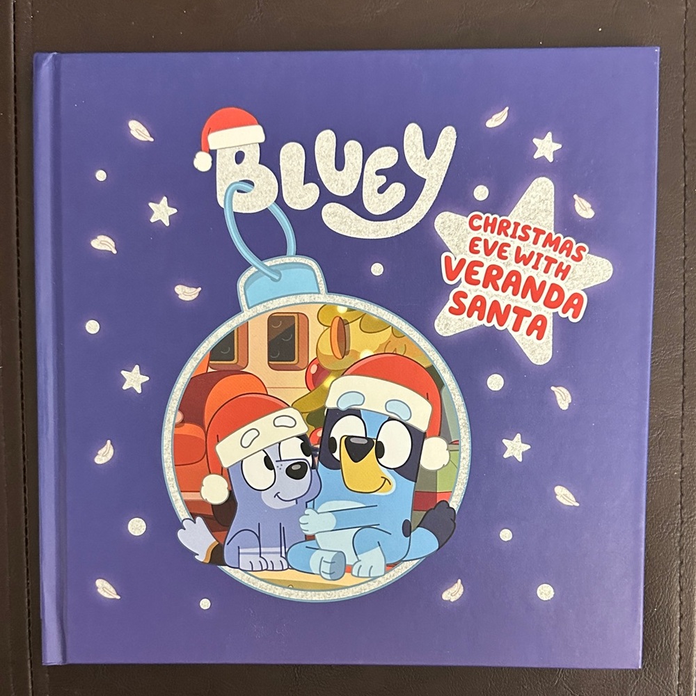 Bluey Christmas Eve With Veranda Santa, Hardcover Book